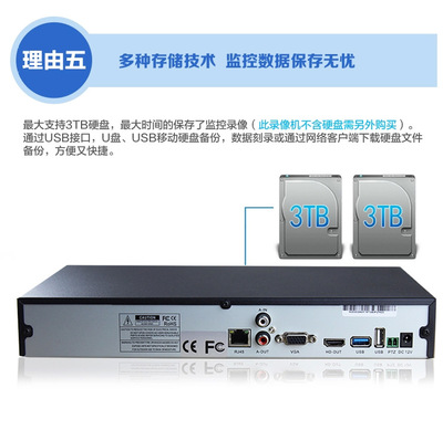 云視安24路高清NVR 全場(chǎng)景智能監(jiān)控解決方案